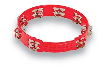 LP Aspire 10″ Tambourine Red Steel