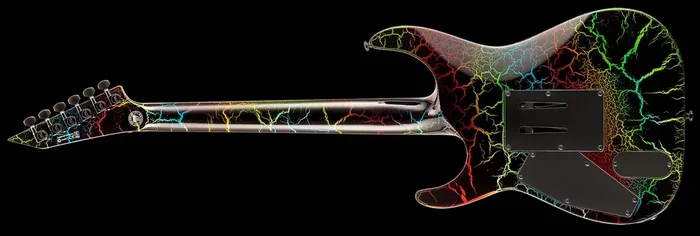 LTD M1 87 Series Limited Edition Electric Guitar – Rainbow Crackle