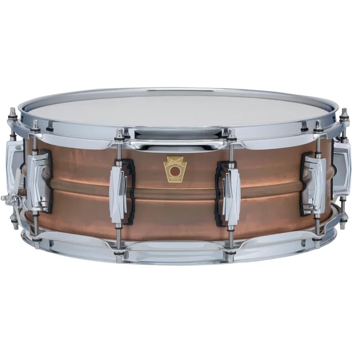 Ludwig Copper Phonic 5×14 Snare Drum w/ Raw Patina Finish and Imperial Lugs