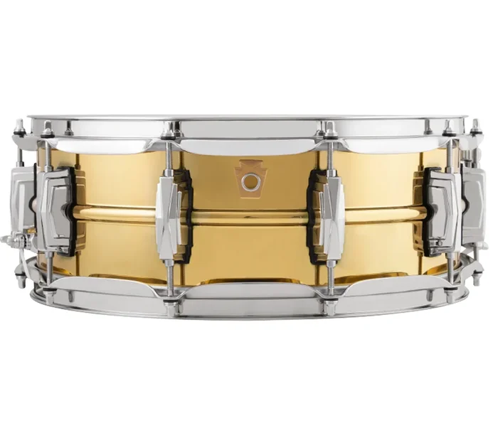 Ludwig Super Series 14 ” x 5 ” Snare Drum in Brass w/Nickel HW