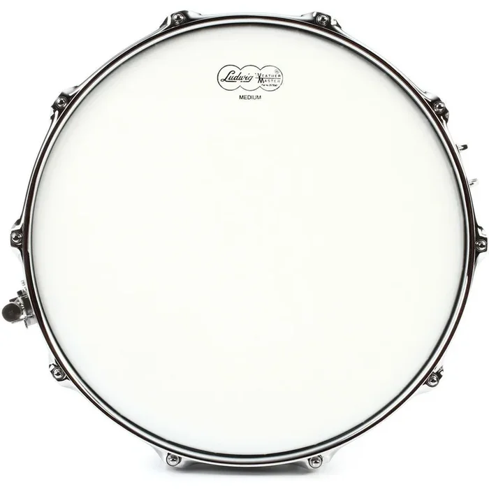 Ludwig Supraphonic Chrome Snare Drum 6.5×14 Hammered Shell with Tube Lugs