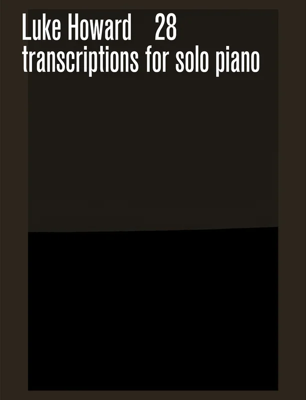 Luke Howard : Luke Howard : August – Piano – Faber Digital