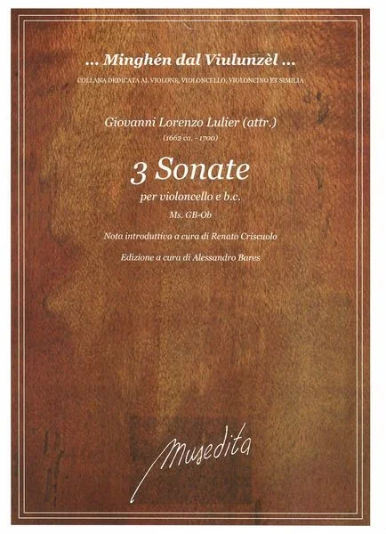 Lulier: 3 Sonatas