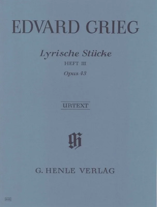 Lyric Pieces Op 43 Urtext (Softcover Book)