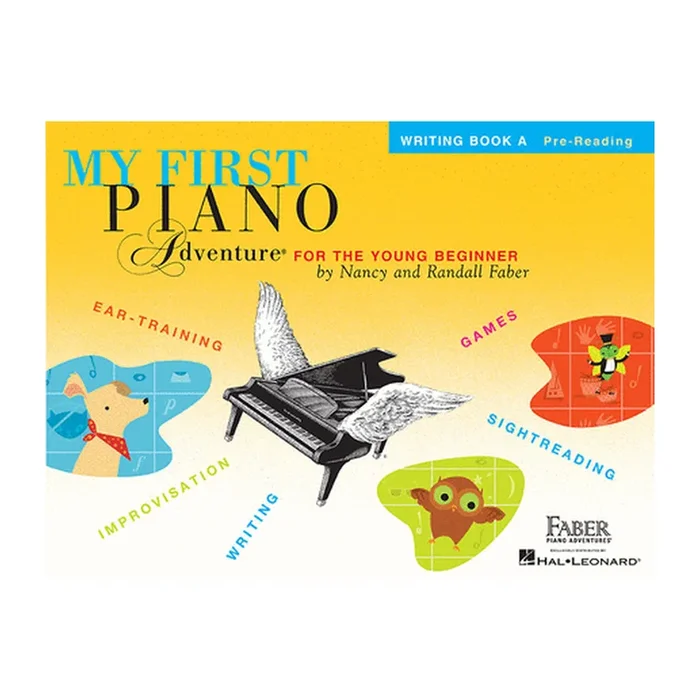 Ma première aventure de piano, livre d’écriture A