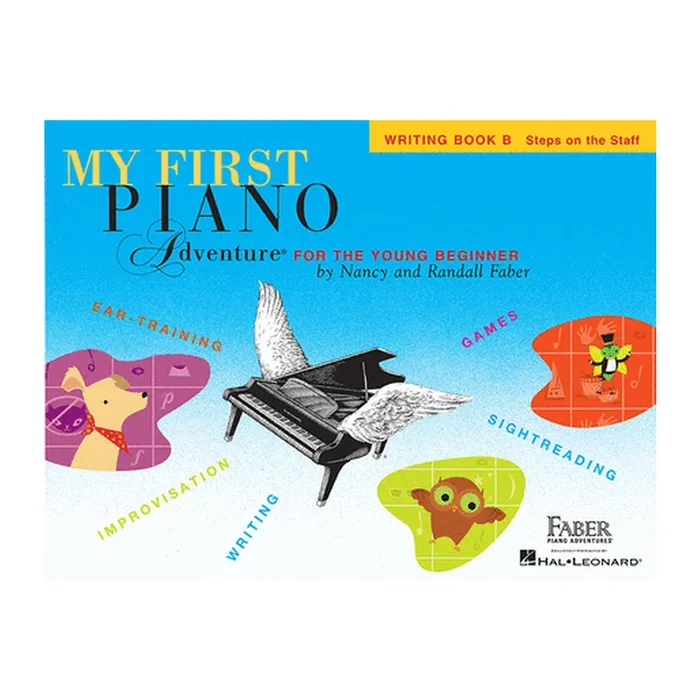 Ma première aventure de piano, livre d’écriture B
