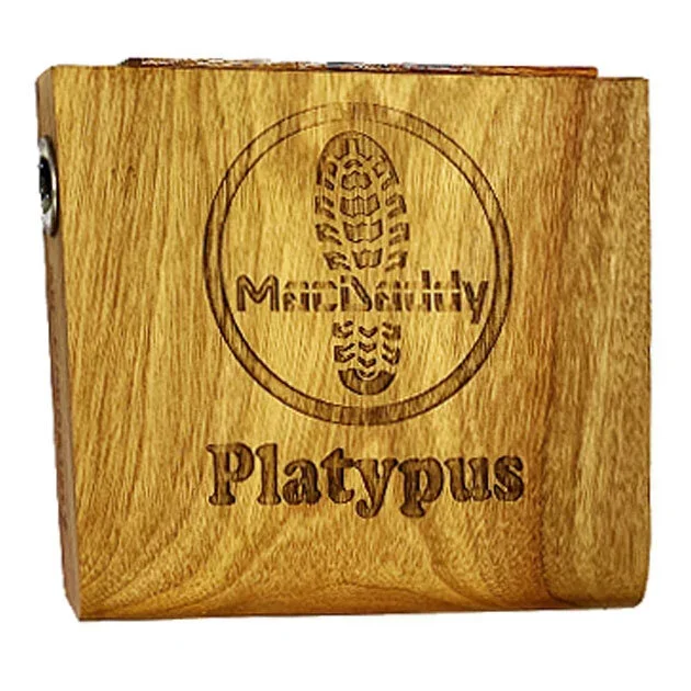 Macdaddy MDP1 “Platypus” Compact Stomp Box in Natural Finish