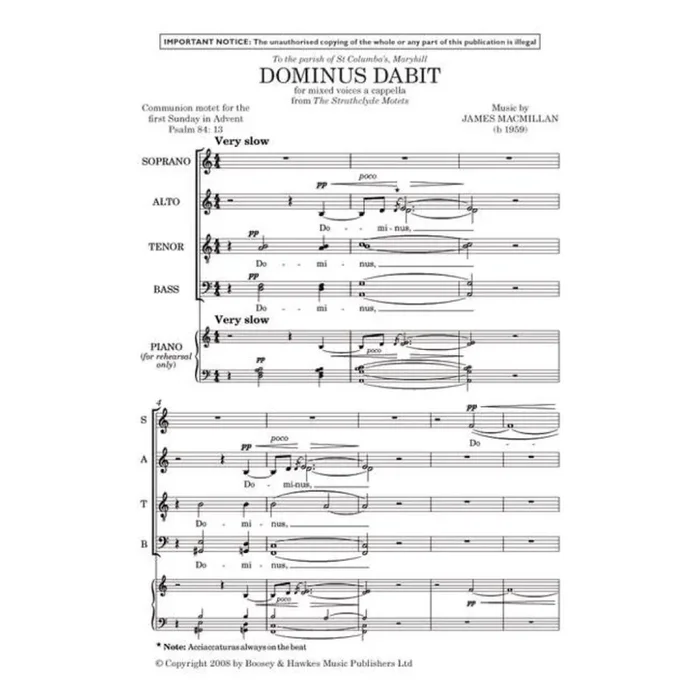 MacMillan, James – Dominus dabit benignitatem