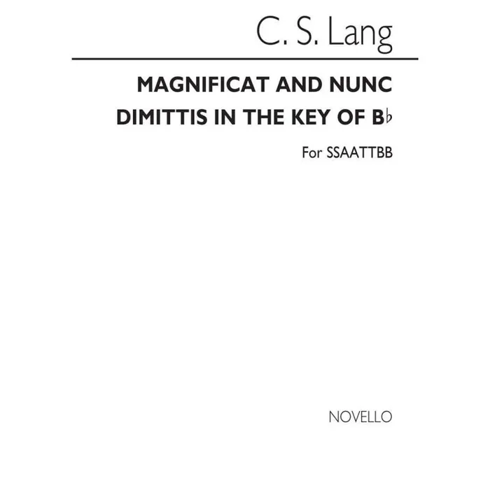 Magnificat And Nunc Dimittis for Double Choir