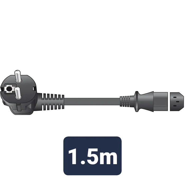 Mains Power Lead EU Schuko Plug – IEC 10A