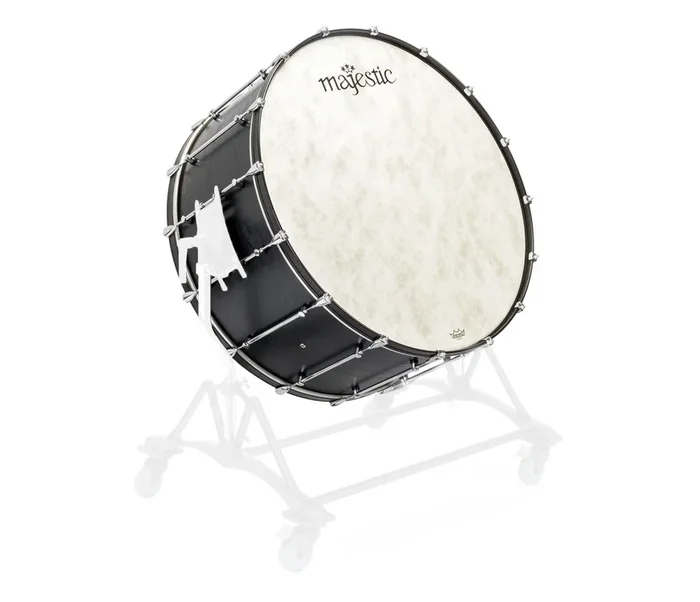 Majestic Concert 28 ” x 16 ” Black Concert Bass Drum