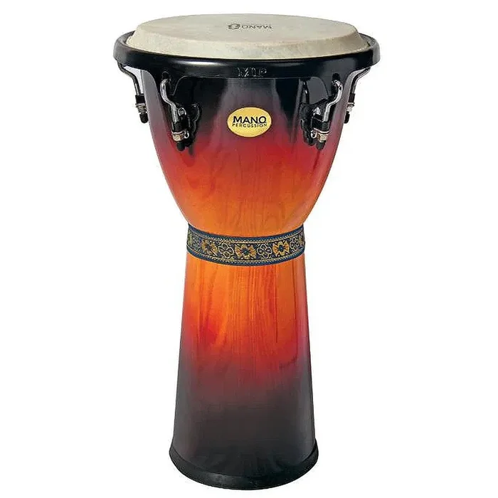 Mano 12 Inch Djembe Comfort Rim and Natural Skin Head in Sunburst – MP1512SB