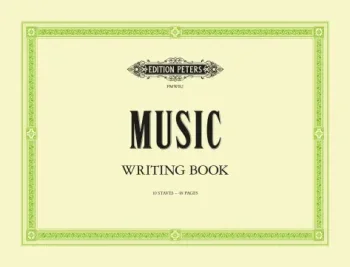 Manuscript 10 Stave 48 Page Landscape (Peters Music Writing Book)