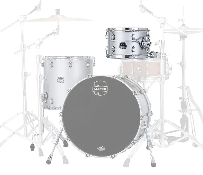 Mapex Saturn Evolution Maple Blend 8 ” x 7 ” Tom In Iridium Silver