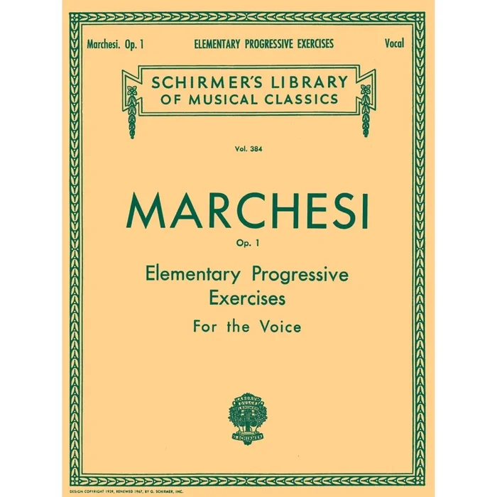 Marchesi, Mathilde – Elementary Progressive Exercises, Op. 1