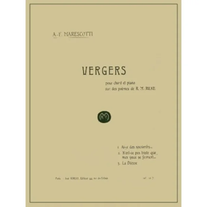 Marescotti, André-François – Vergers