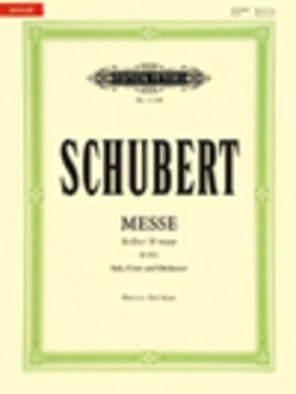 Mass No 6 E Flat D950 Urtext (Softcover Book)
