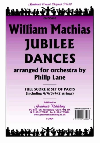 Mathias : Jubilee Dances: Orchestra Score & Parts (Arr Lane)