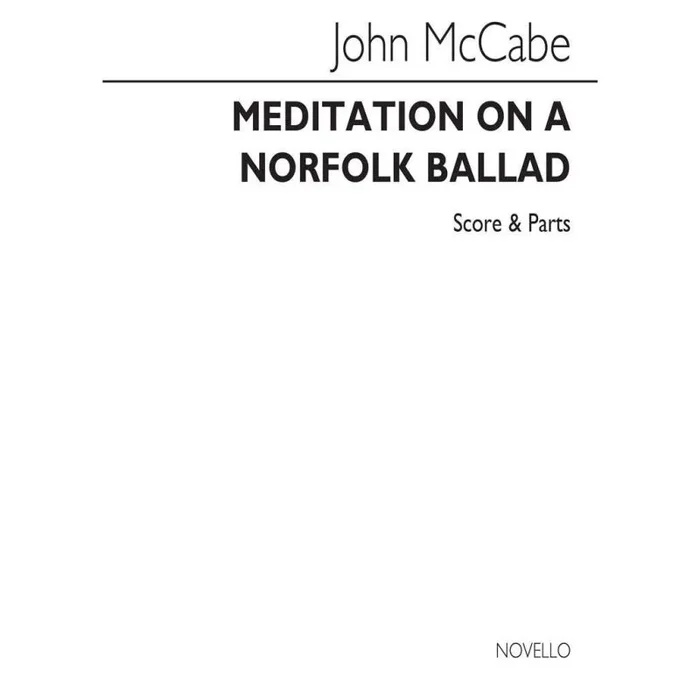 McCabe, John – Meditation On A Norfolk Ballad