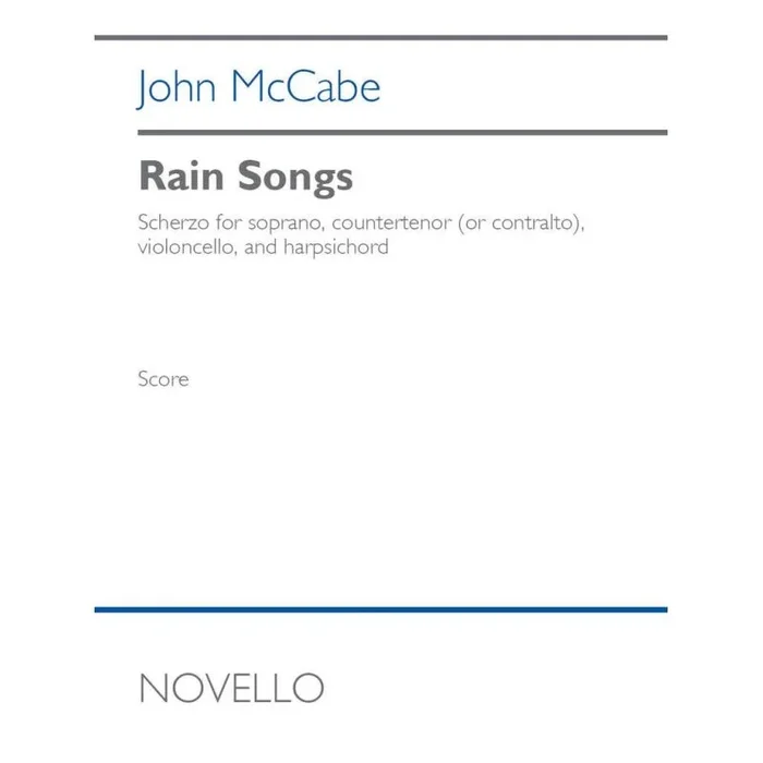 McCabe, John – Rain Songs (Score)