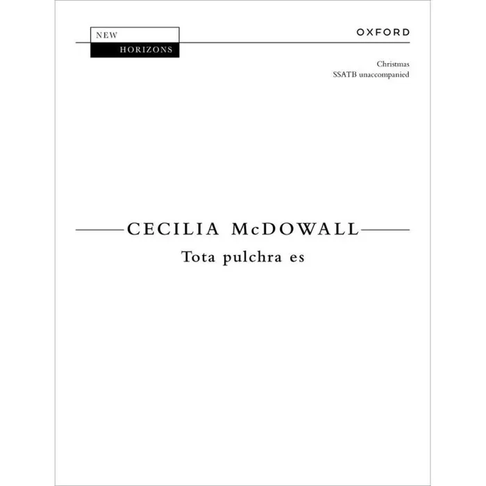 McDowall, Cecilia – Tota pulchra es