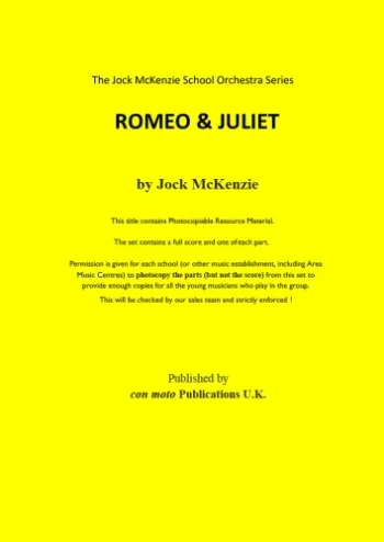 Mckenzie : Romeo And Juliet For School Orchestra Published By Con Moto