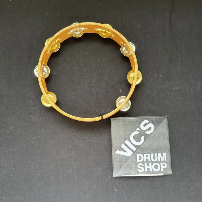 Meinl 10″ Wood Tambourine, Single Row with Mixed Jingles
