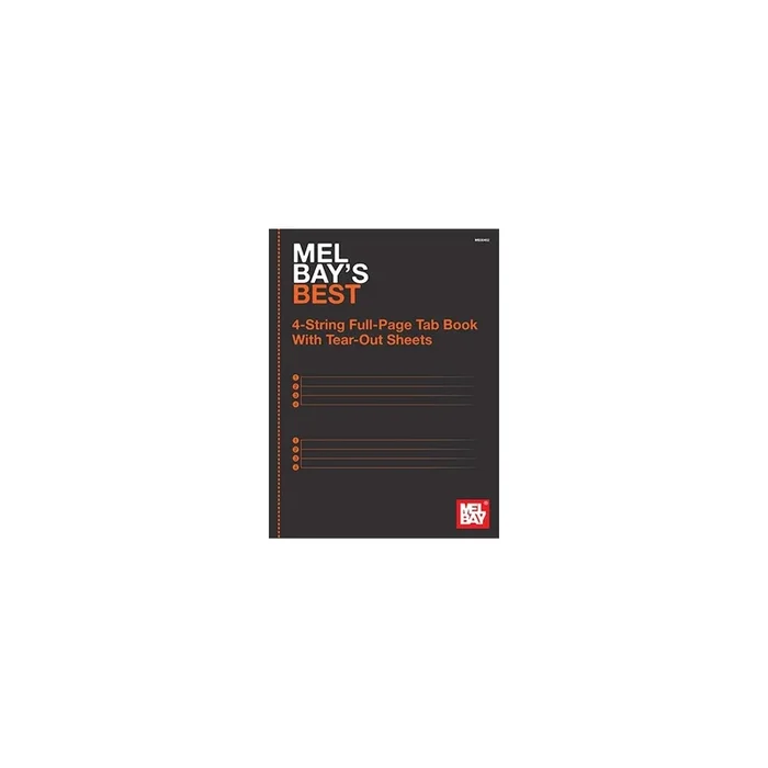 Mel Bay’s Best 4-String Full-Page Tab Book