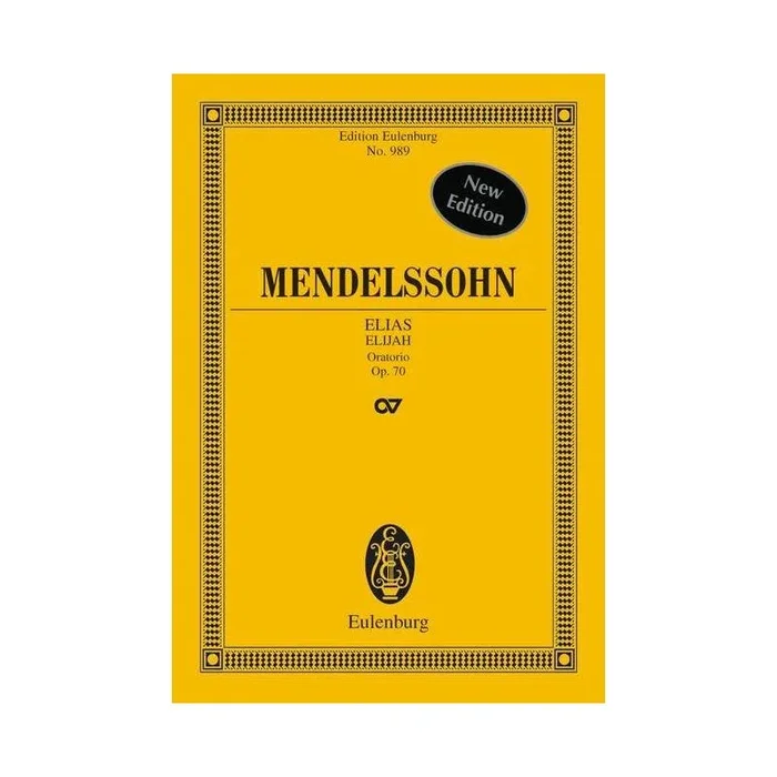 Mendelssohn Bartholdy, Felix – Elijah op. 70