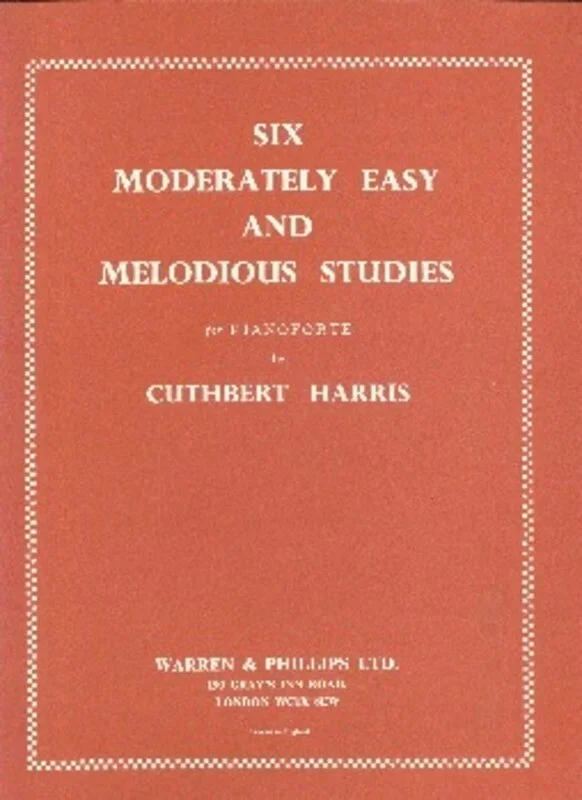 Moderately Easy And Melodious Studies 6
