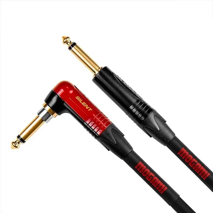 Mogami Overdrive Right Angle Silent Jack Guitar Cable – 20 Foot