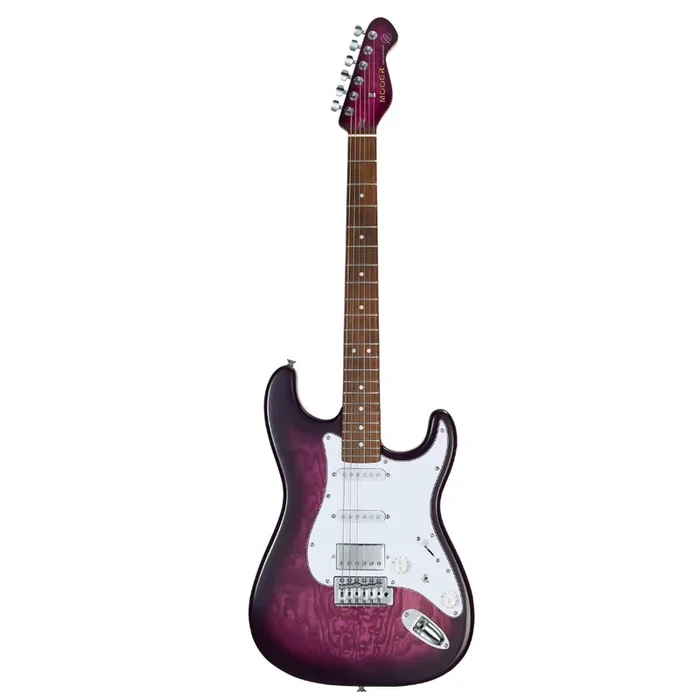Mooer MSC20 Electric Guitar – Prune Purple