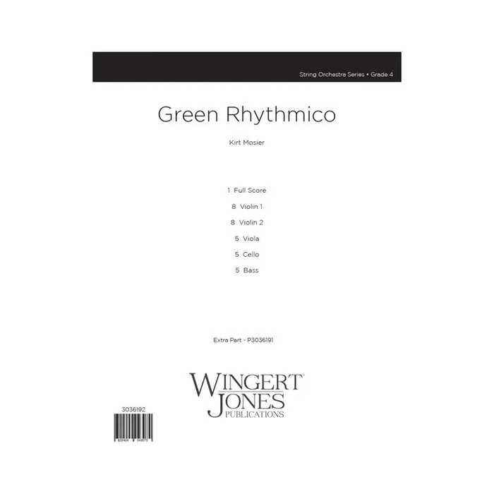 Mosier, Kirt – Green Rhythmico