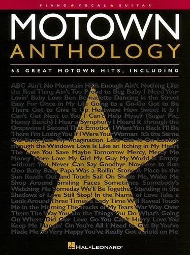 Motown Anthology – Piano/Vocal/Guitar Songbook