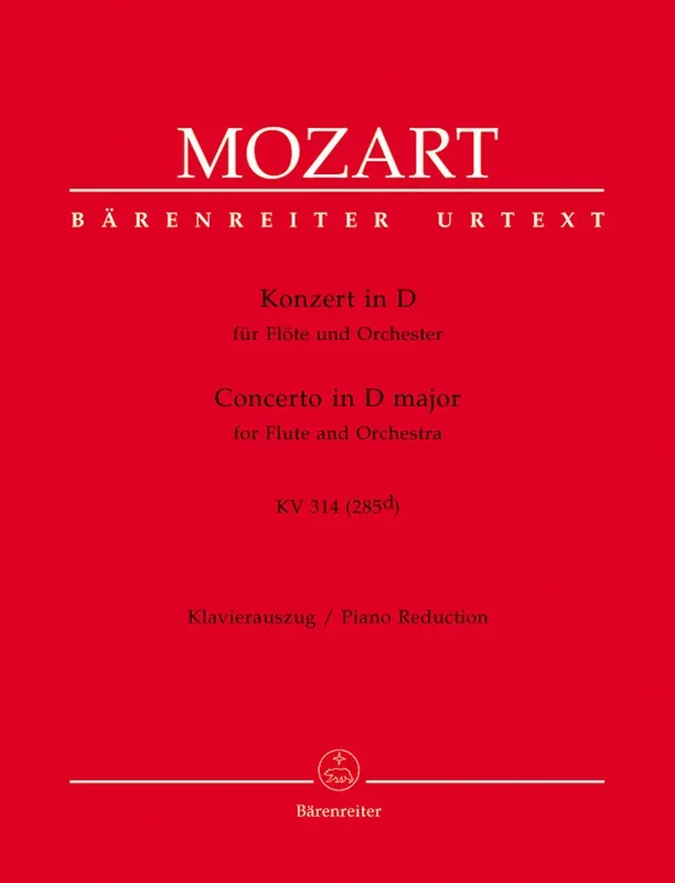 Mozart: Concerto in D K314 for Flute & Piano