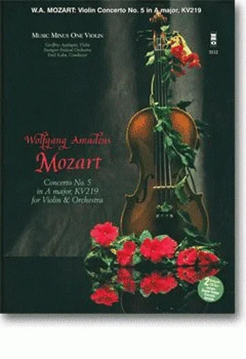 Mozart : Concerto No.5 A Major Kv219: Violin: Book & 2cd (mmo)