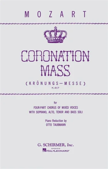 Mozart : Coronation Mass K317: Vocal Score
