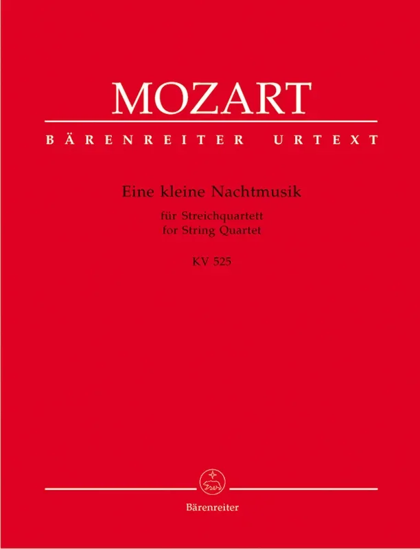 Mozart: Eine Kleine Nachtmusik K525 for String Quartet (Set of Parts)