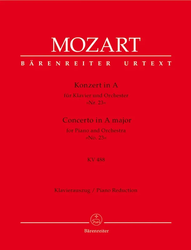 Mozart: Piano Concerto No 23 K488 – 2 Pianos 4 Hands