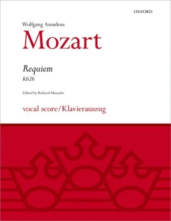 Mozart : Requiem K626: Vocal Score (OUP)