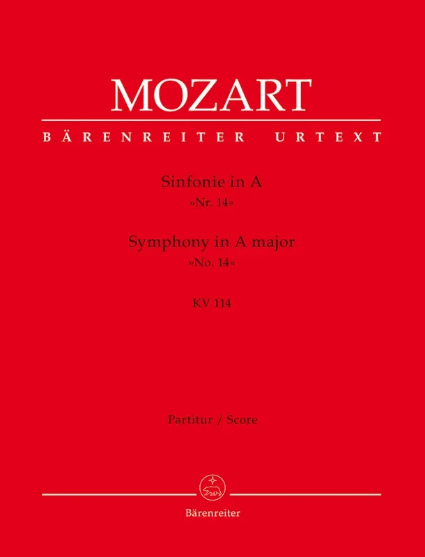 Mozart: Symphony No. 14 in A Major, K. 114