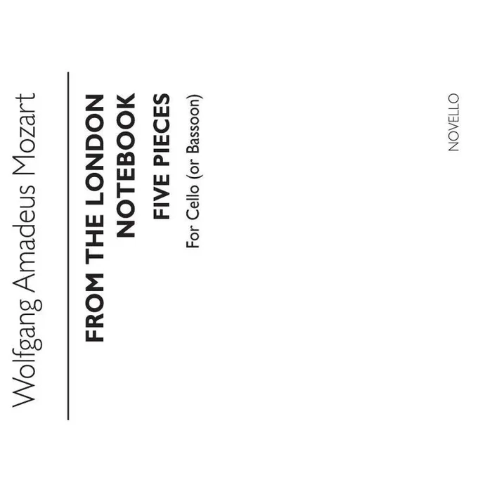 Mozart, Wolfgang Amadeus – From The London Notebook (Cello and Bassoon Part)