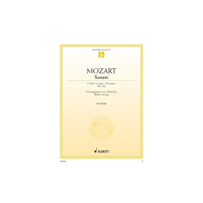 Mozart, Wolfgang Amadeus – Sonata C major K 309