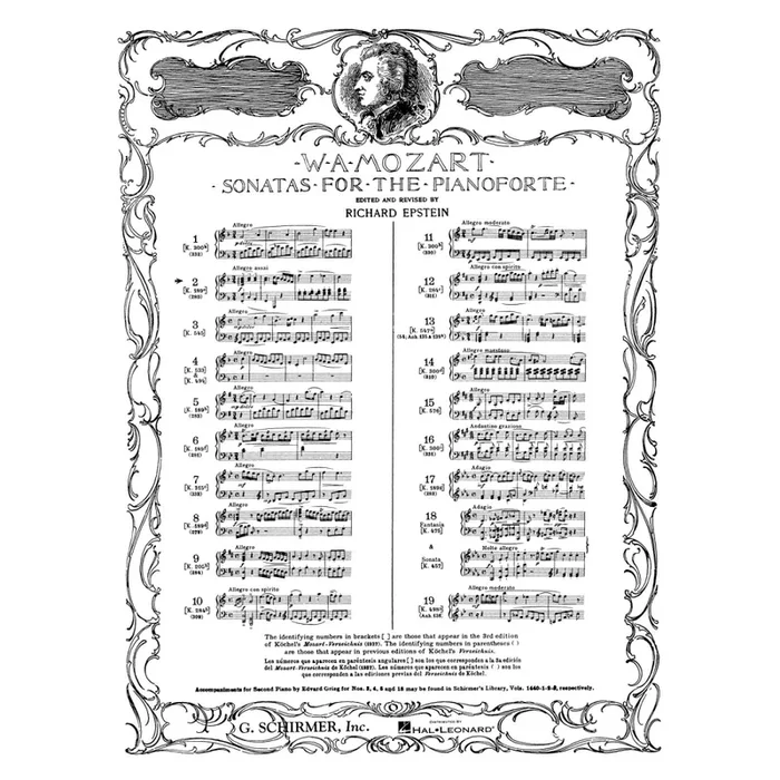 Mozart, Wolfgang Amadeus – Sonata No. 2 in F Major K280