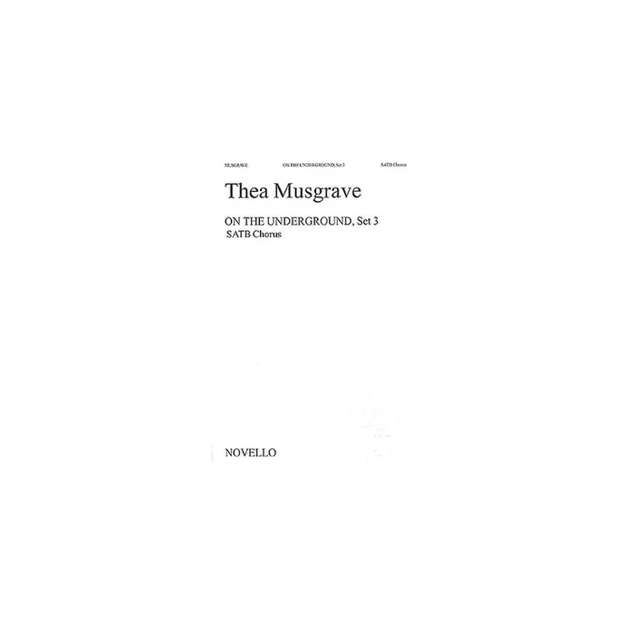 Musgrave, Thea – On The Underground Set 3