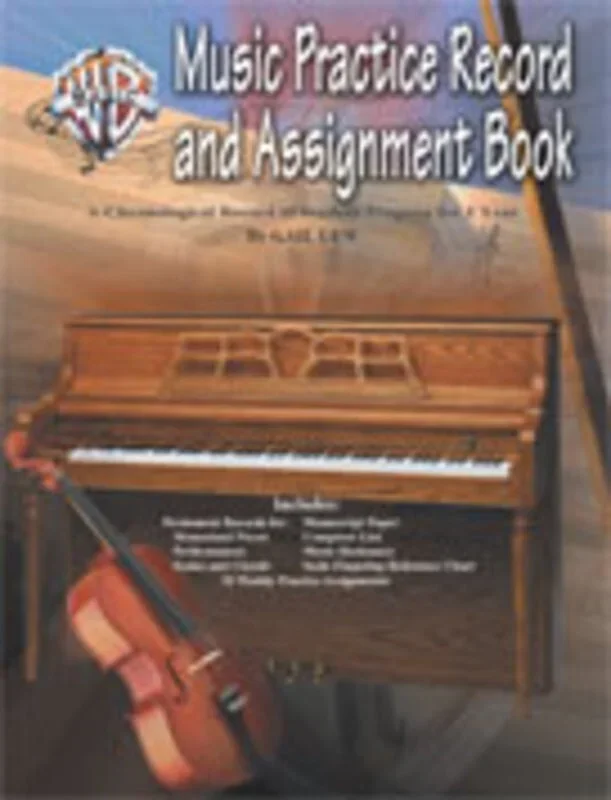 Music Practice Record And Assignment Book