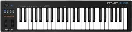 Nektar Impact GX49 USB MIDI Keyboard 49-Key w/ Bitwig 8-Track Software – NEW