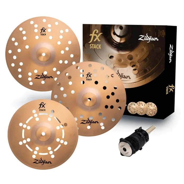 ~NEW~ Zildjian FXSTK12 FX 12 ” Cymbal Stack with Mount *IN STOCK*