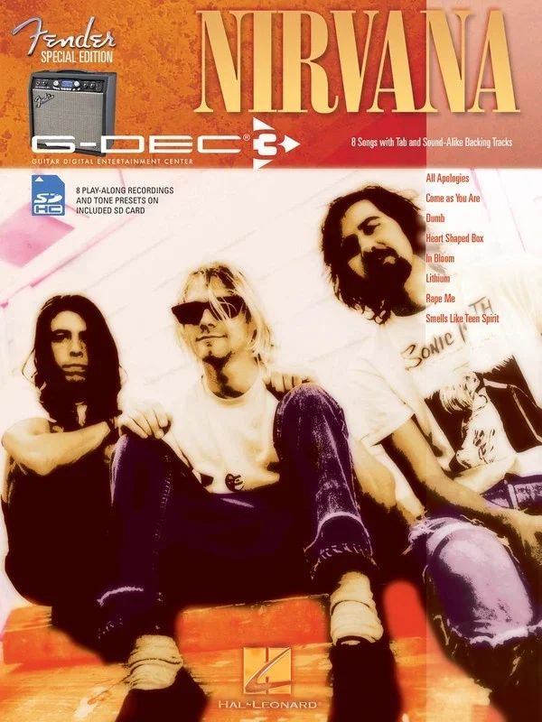 Nirvana Fender Gdec Book/Sd Card (Softcover Book/SD Card)