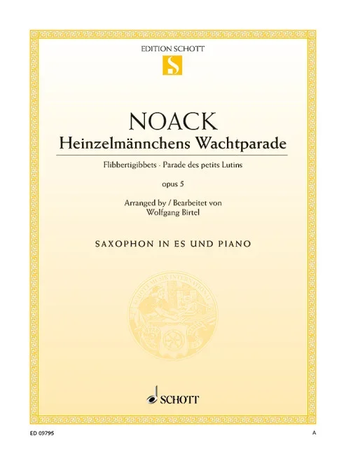 Noack, Kurt : Noack, Kurt : Flibbertigibbets, – saxophone in Eb and piano – Schott Digital